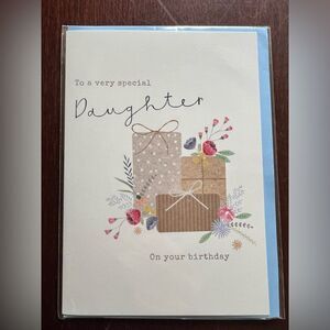 Daughter birthday card